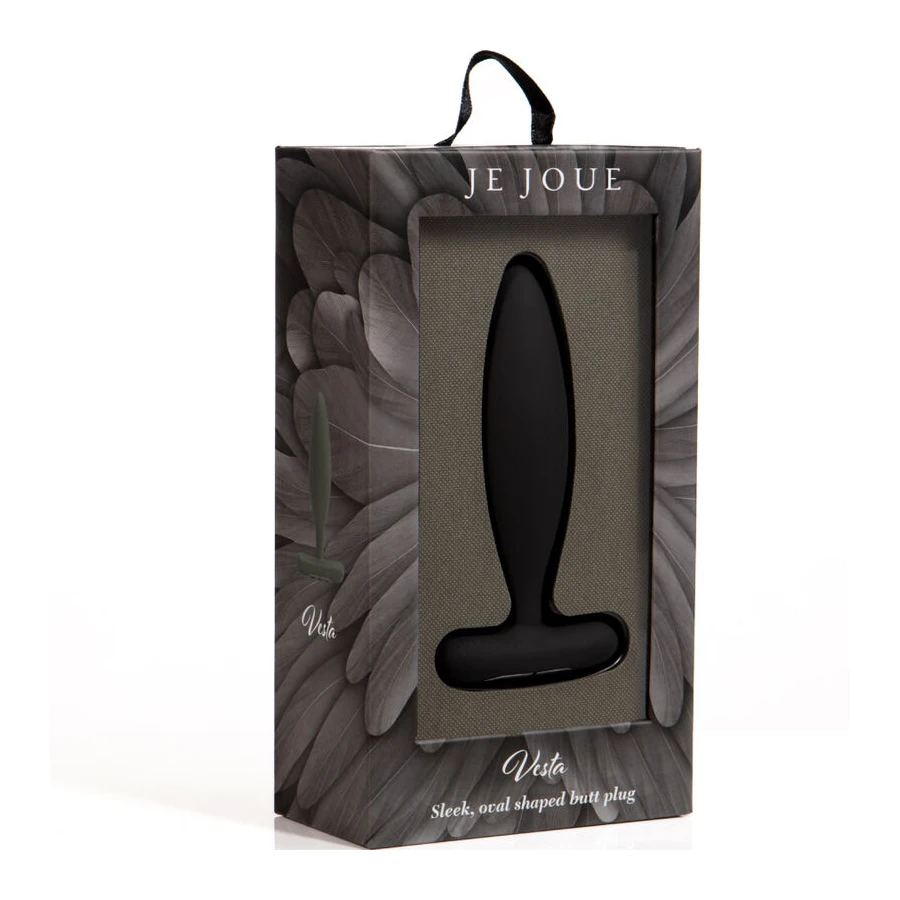 JE JOUE - VIBRATORE PLUG ANALE VESTA NERO